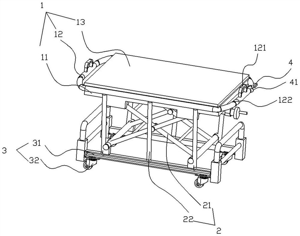 Safe transfer bed