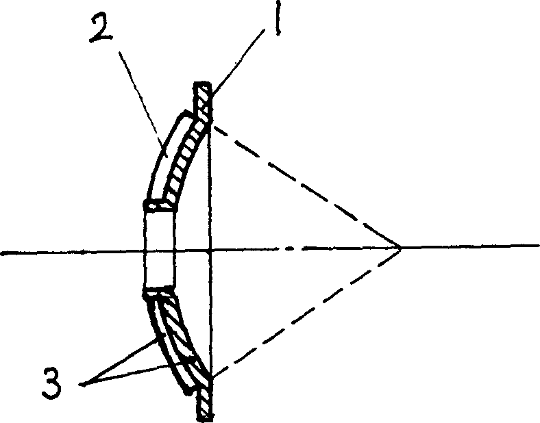 Transducer array for high-intersity focusing ultrasonic tumor treatment