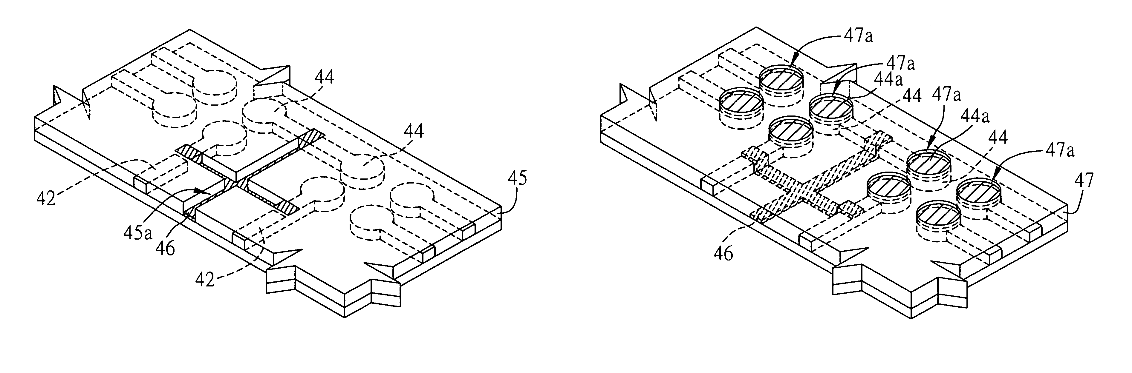 Method for fabricating semiconductor package substrate with plated metal layer over conductive pad