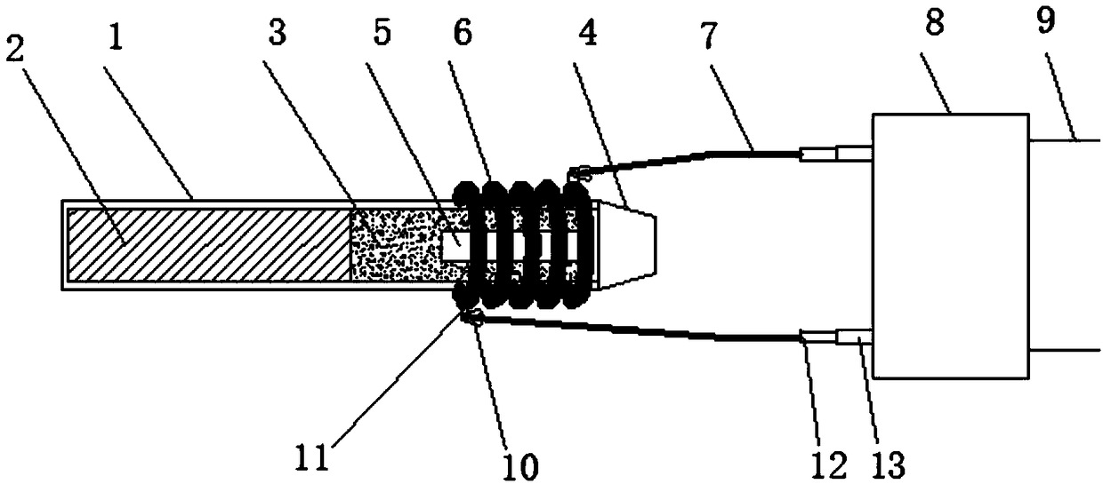 An induction detonation system