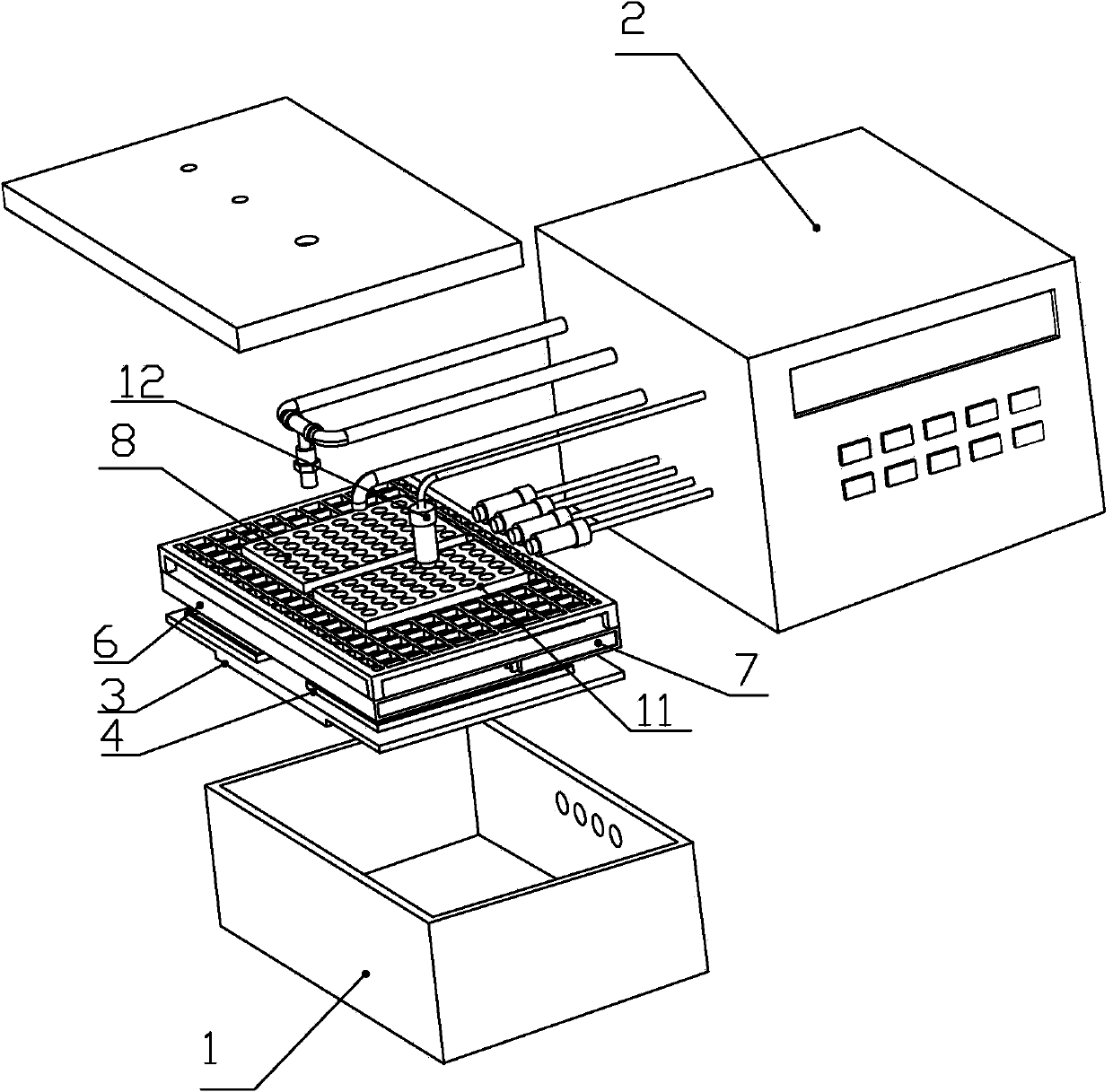 Device for cell intermittent hypoxia experiment