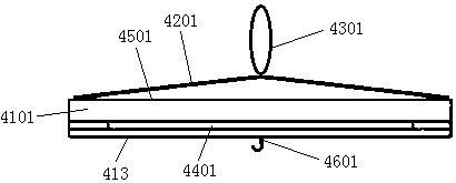 A detachable artificial wetland purification device