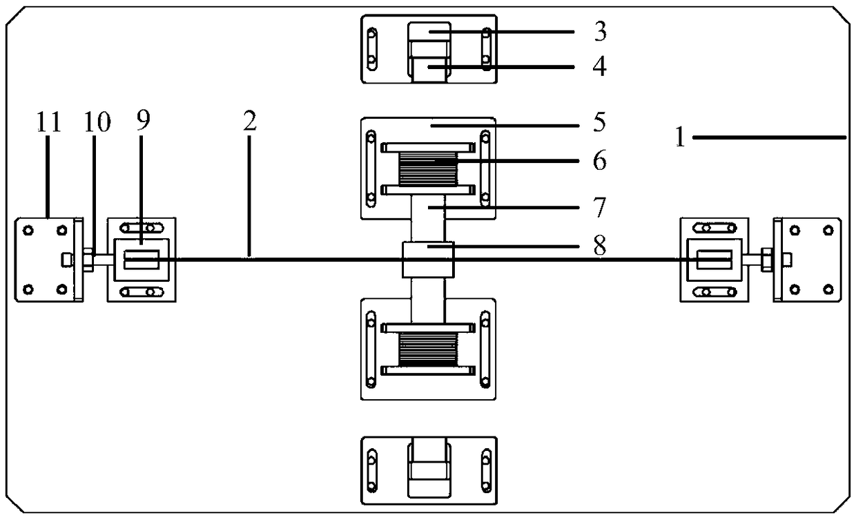 Vibrational energy collection device based on nonlinear energy sink