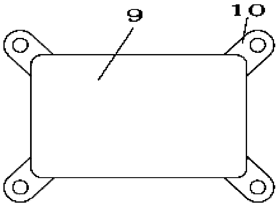 Water photovoltaic panel support device