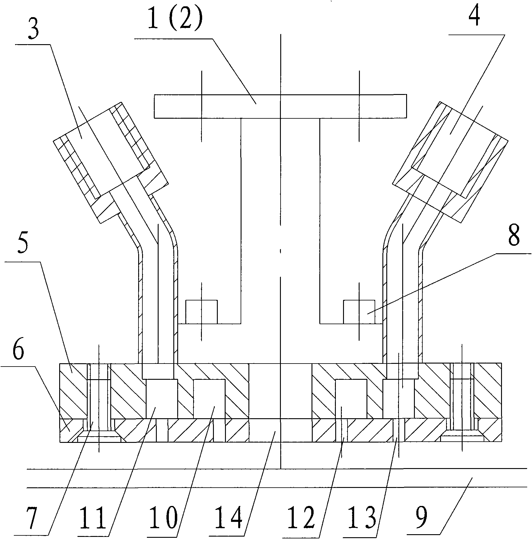 Laser welding protective nozzle