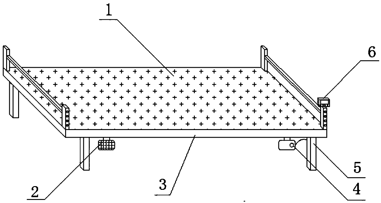 Bed capable of providing timed waking up service