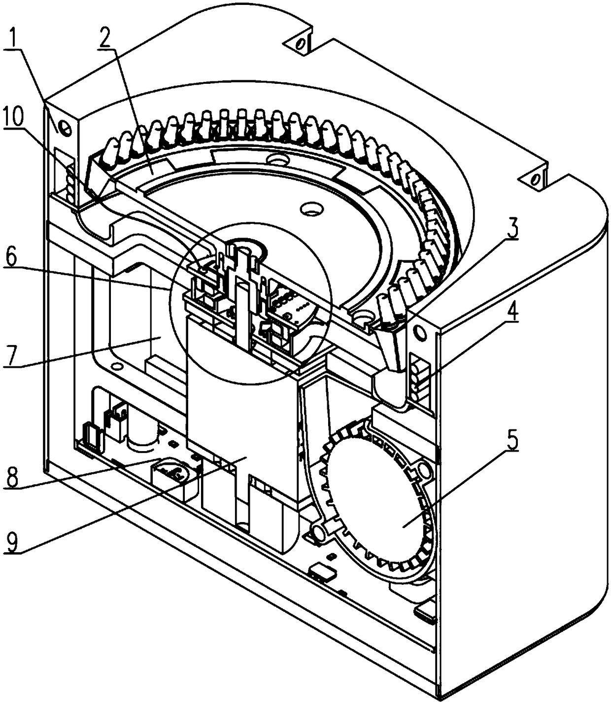 Low pressure magnetic induction heating PCR temperature control device