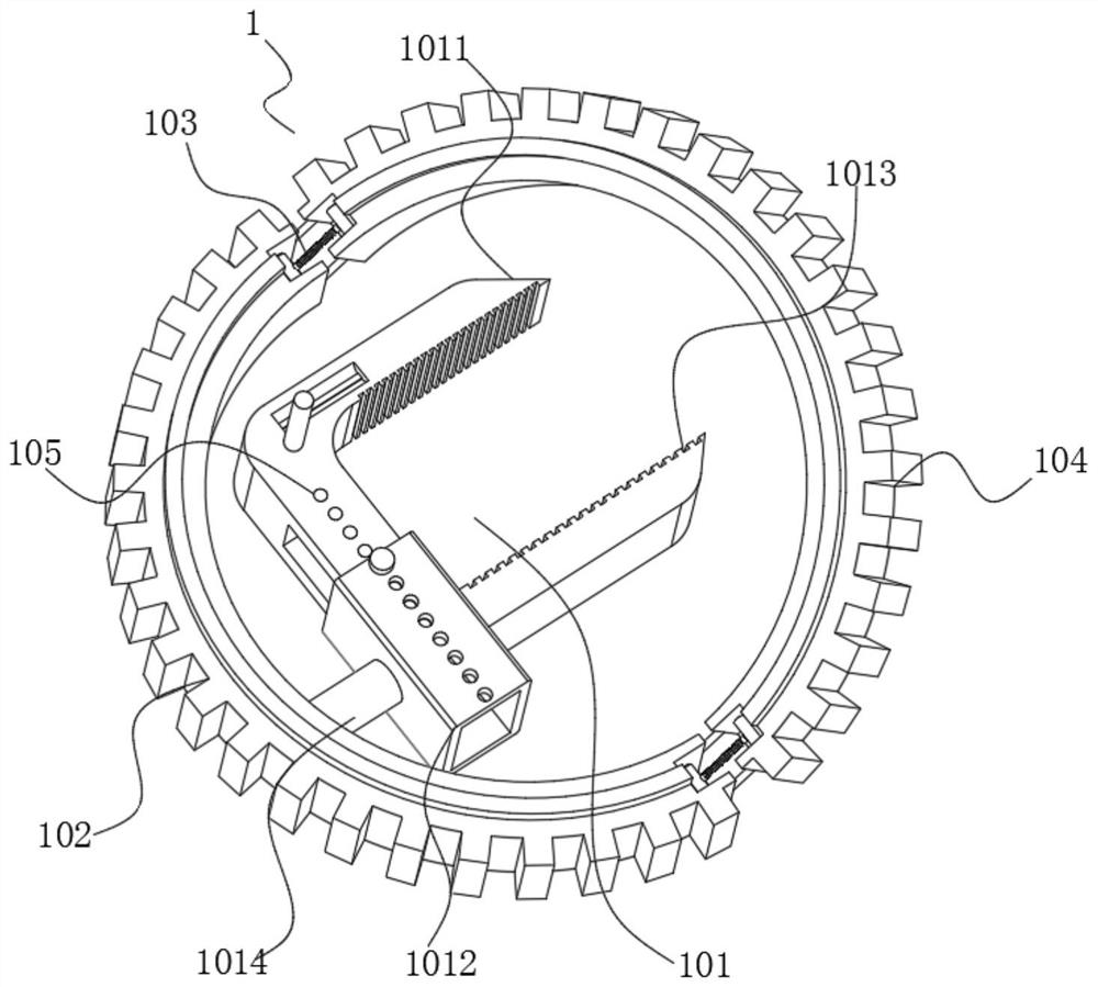 Adjustable wrench self-adaptive to nut size