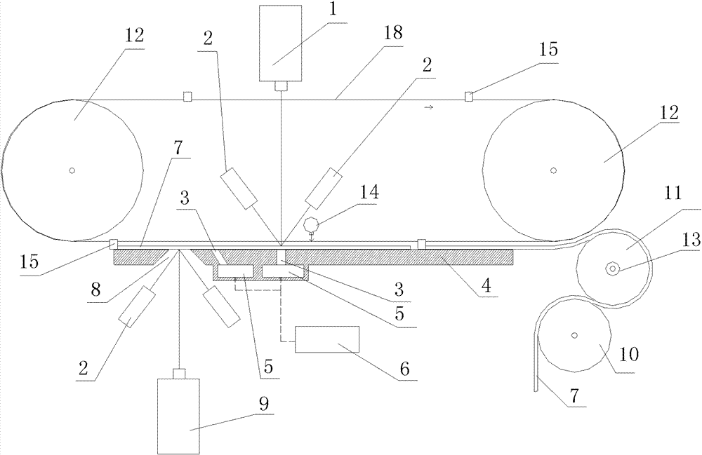 System and method for on-line secondary detection checking of checking data of large-sheet checking machine