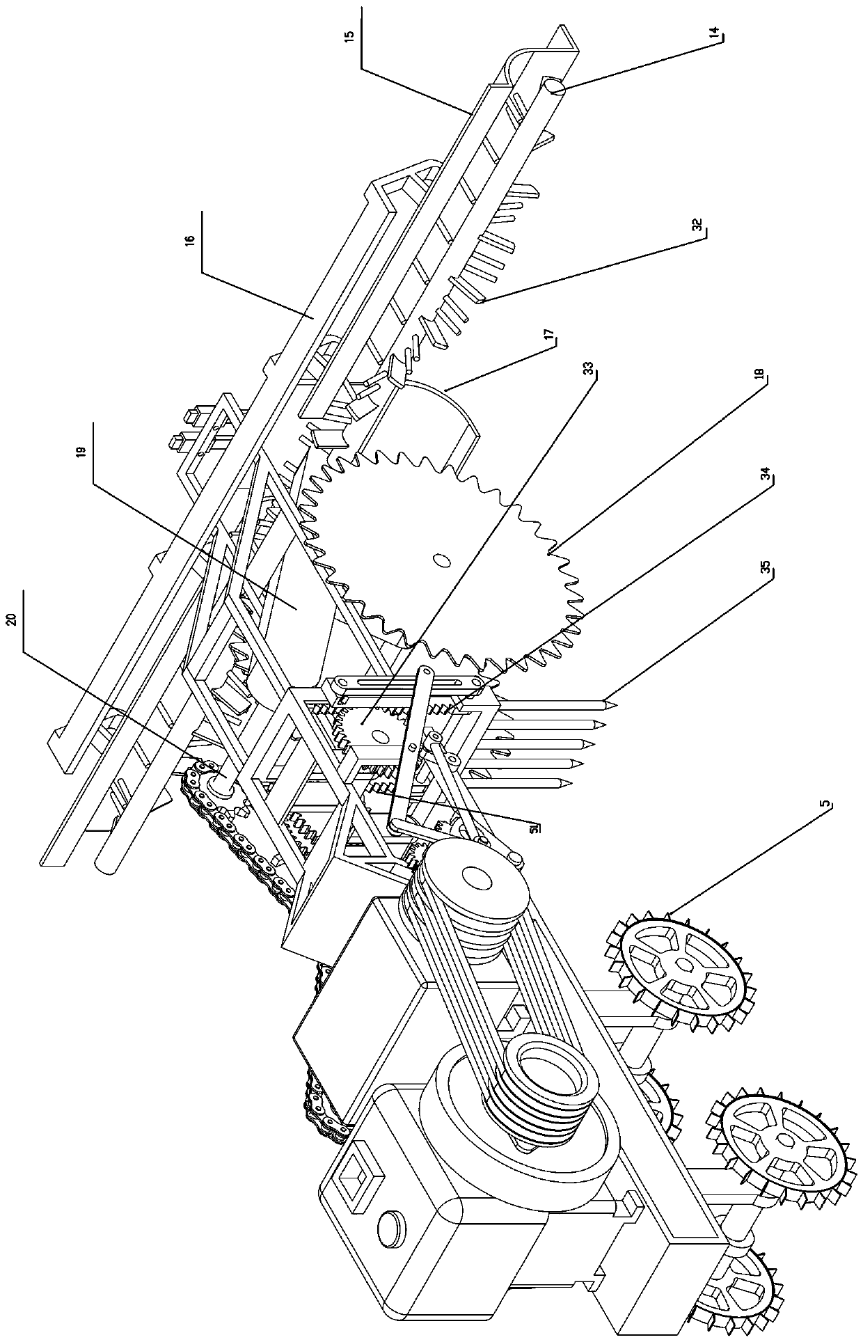 A soil loosening trencher