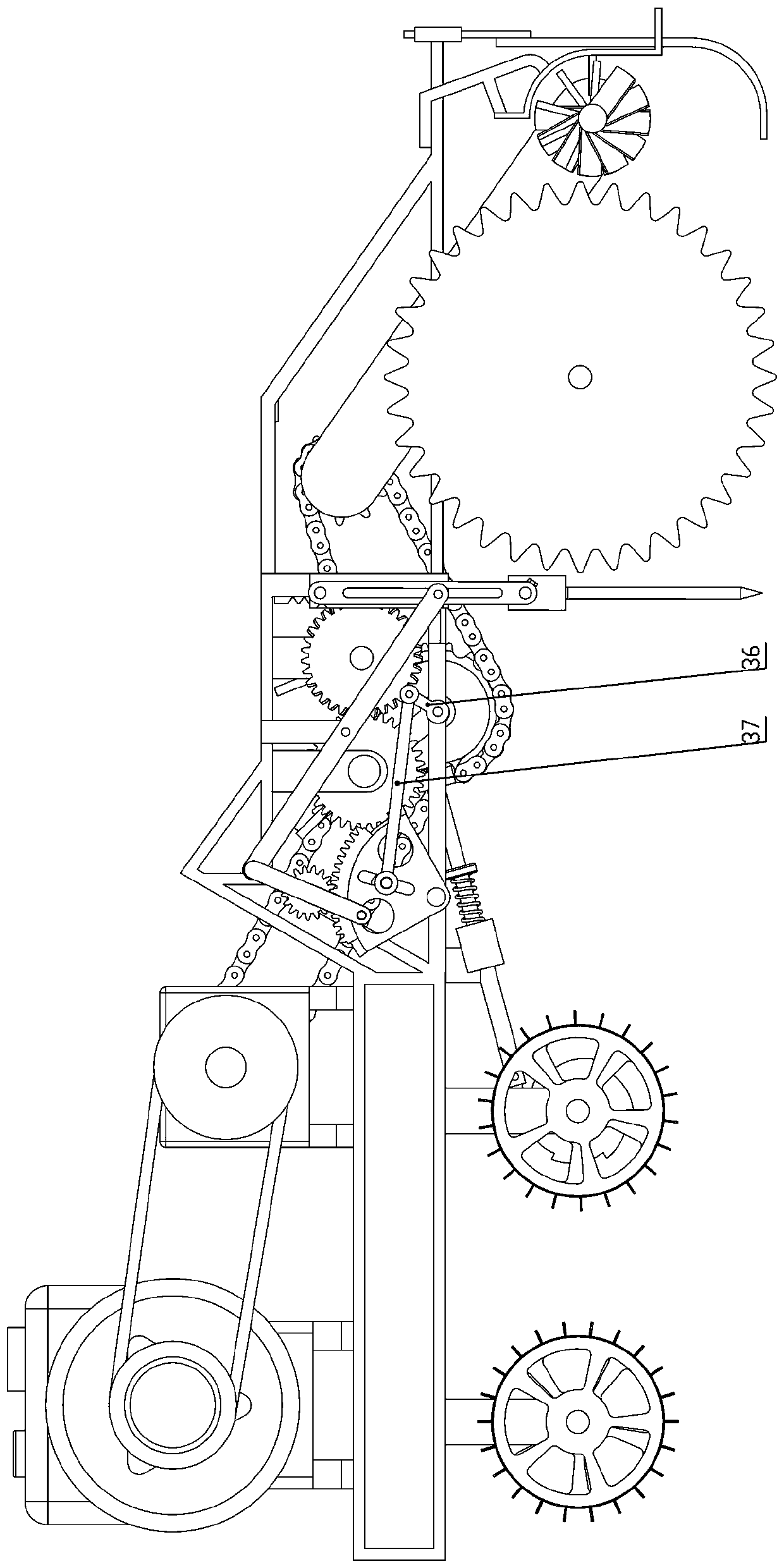 A soil loosening trencher