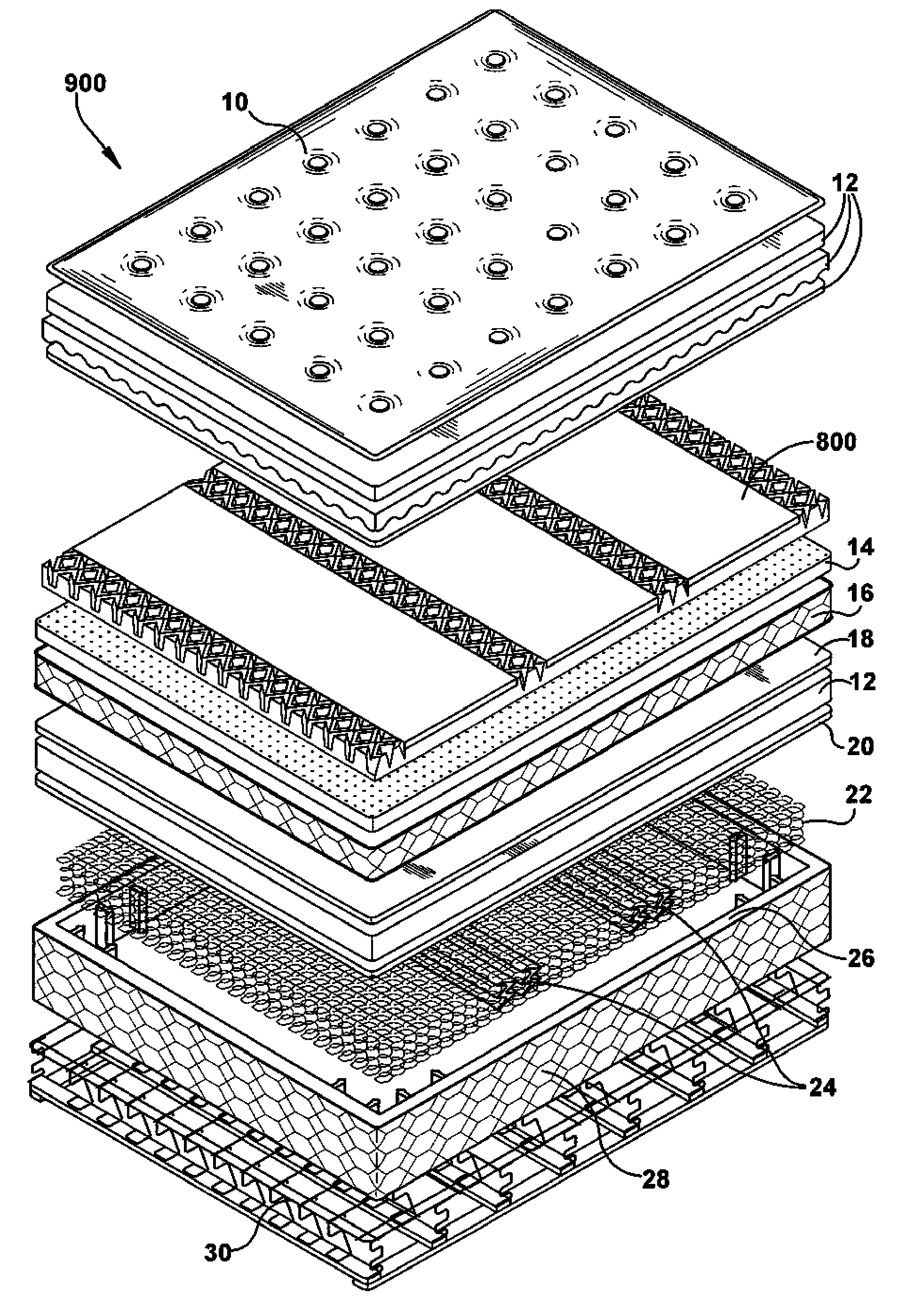 Pressure dispersion support systems