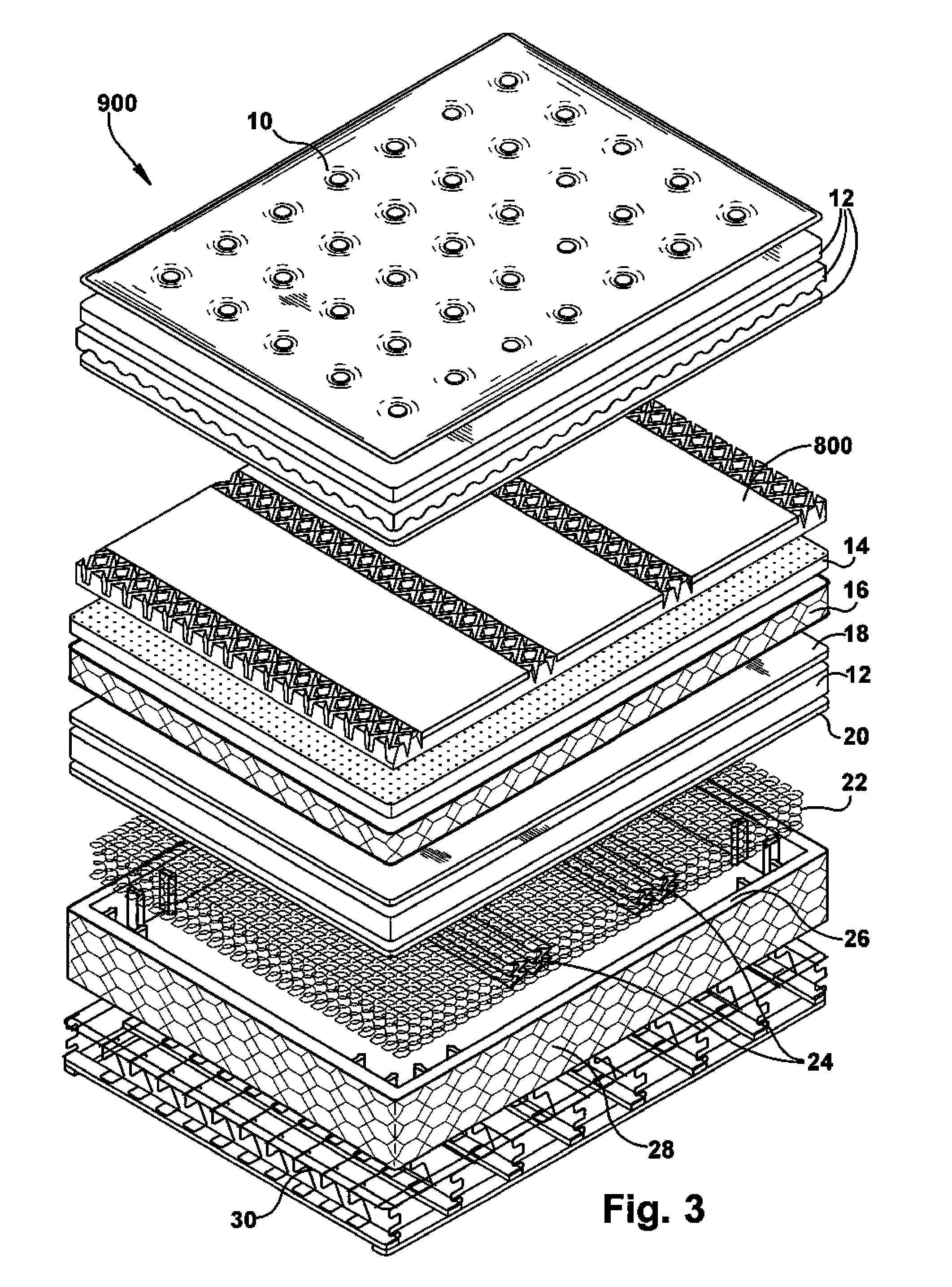 Pressure dispersion support systems