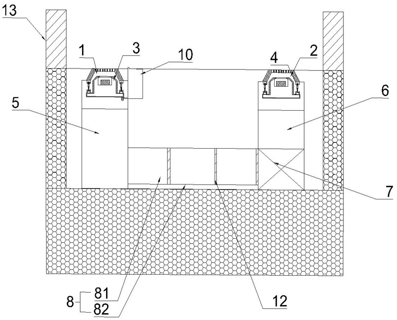 Swimming pool drainage self-purification system