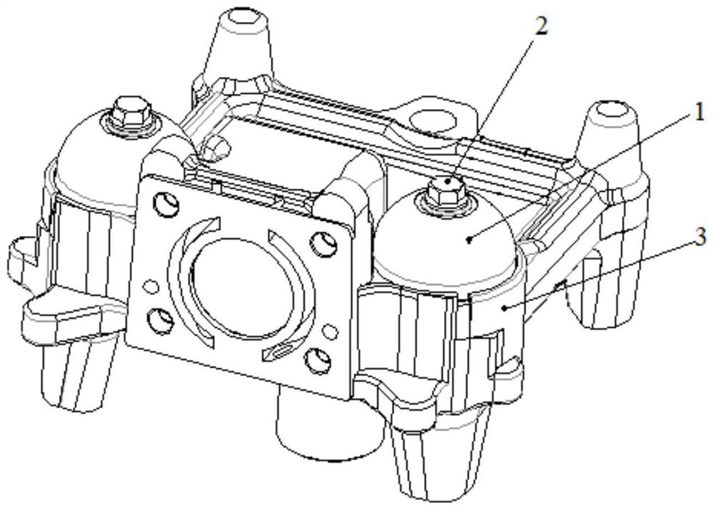 Assembling method for sealing and silencing structure of compressor