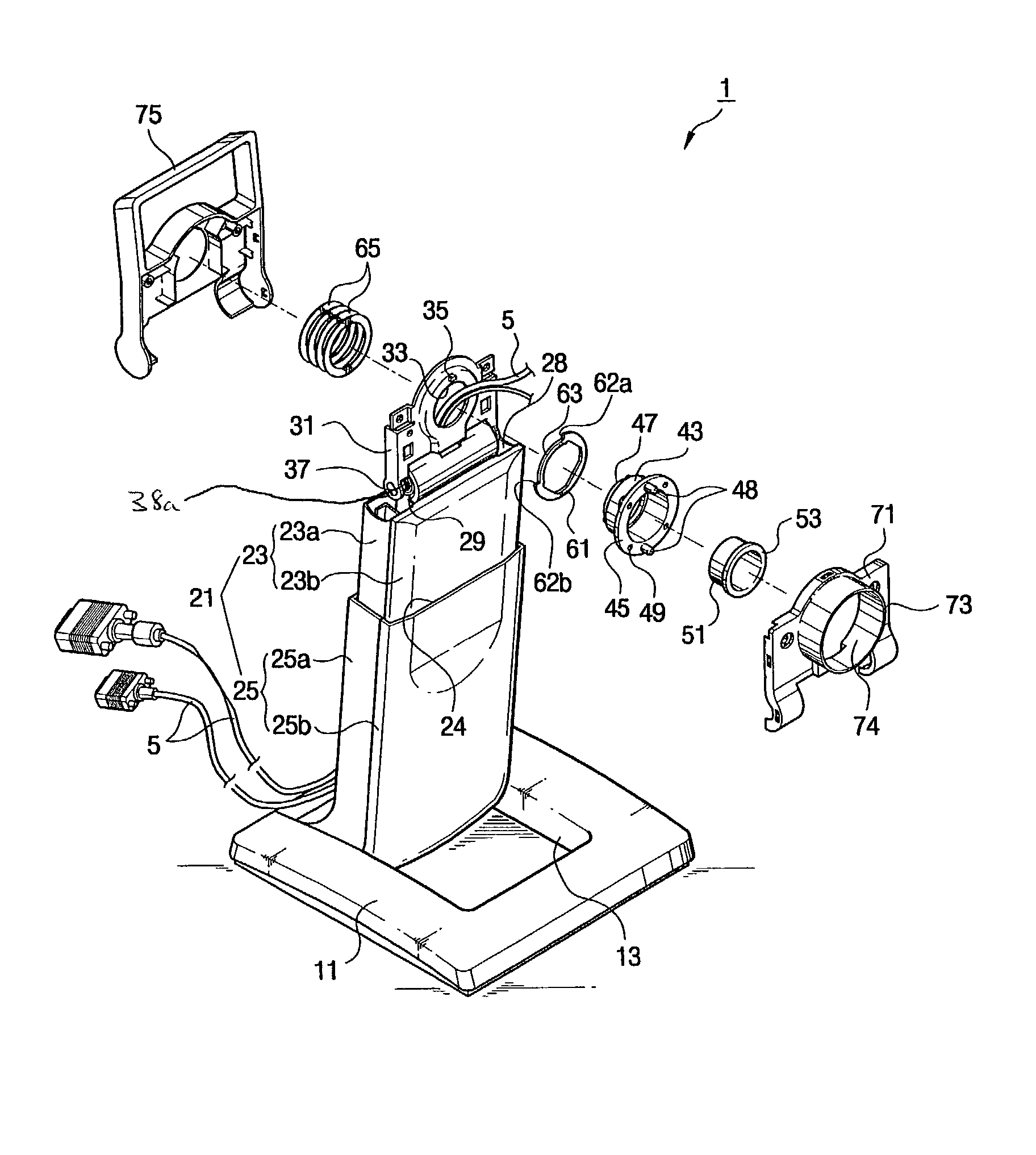 LCD monitor stand