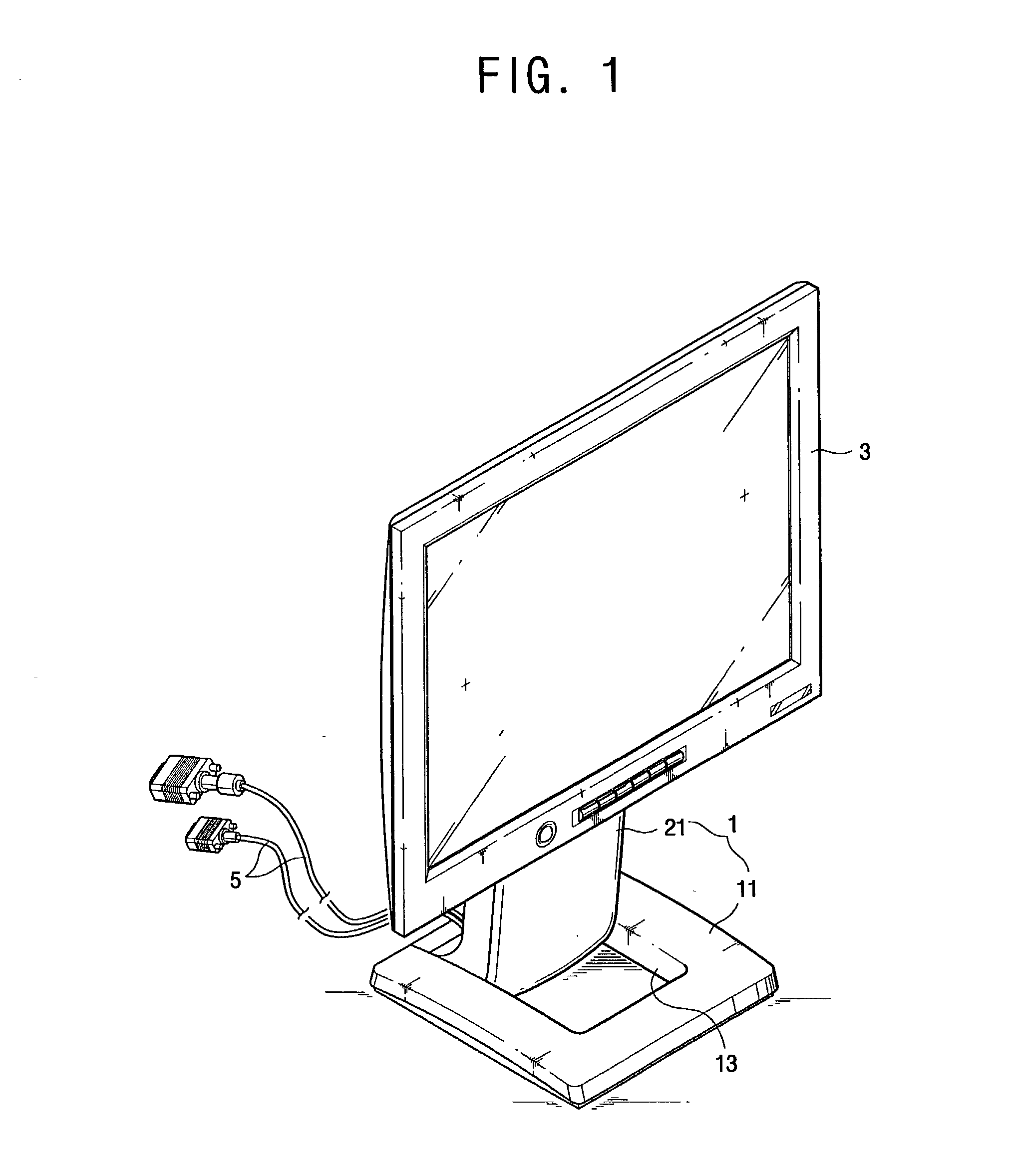 LCD monitor stand