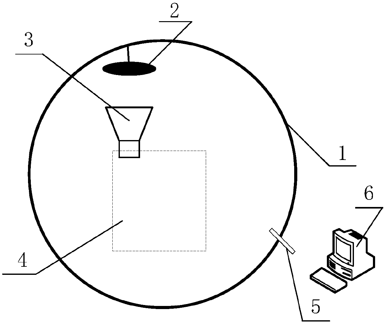 Thermal vacuum test suitable for space X-ray load whole-satellite