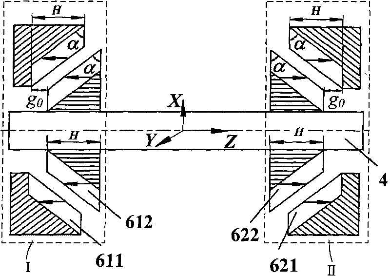 Horizontal shaft magnetic suspension wind driven generator