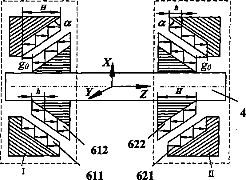 Horizontal shaft magnetic suspension wind driven generator