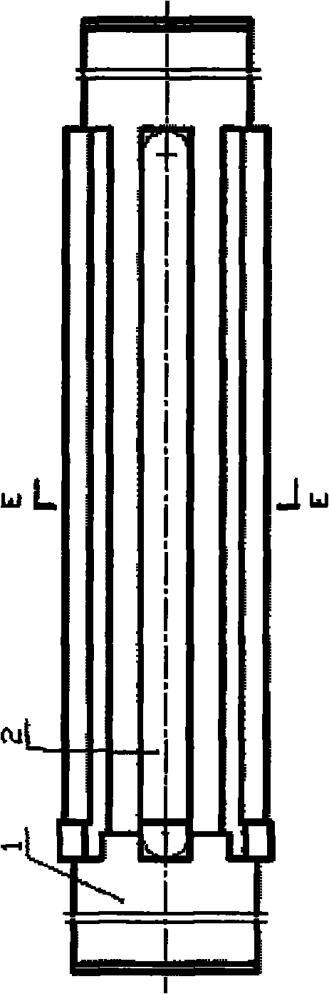 Radial axis structure of motor and welding process