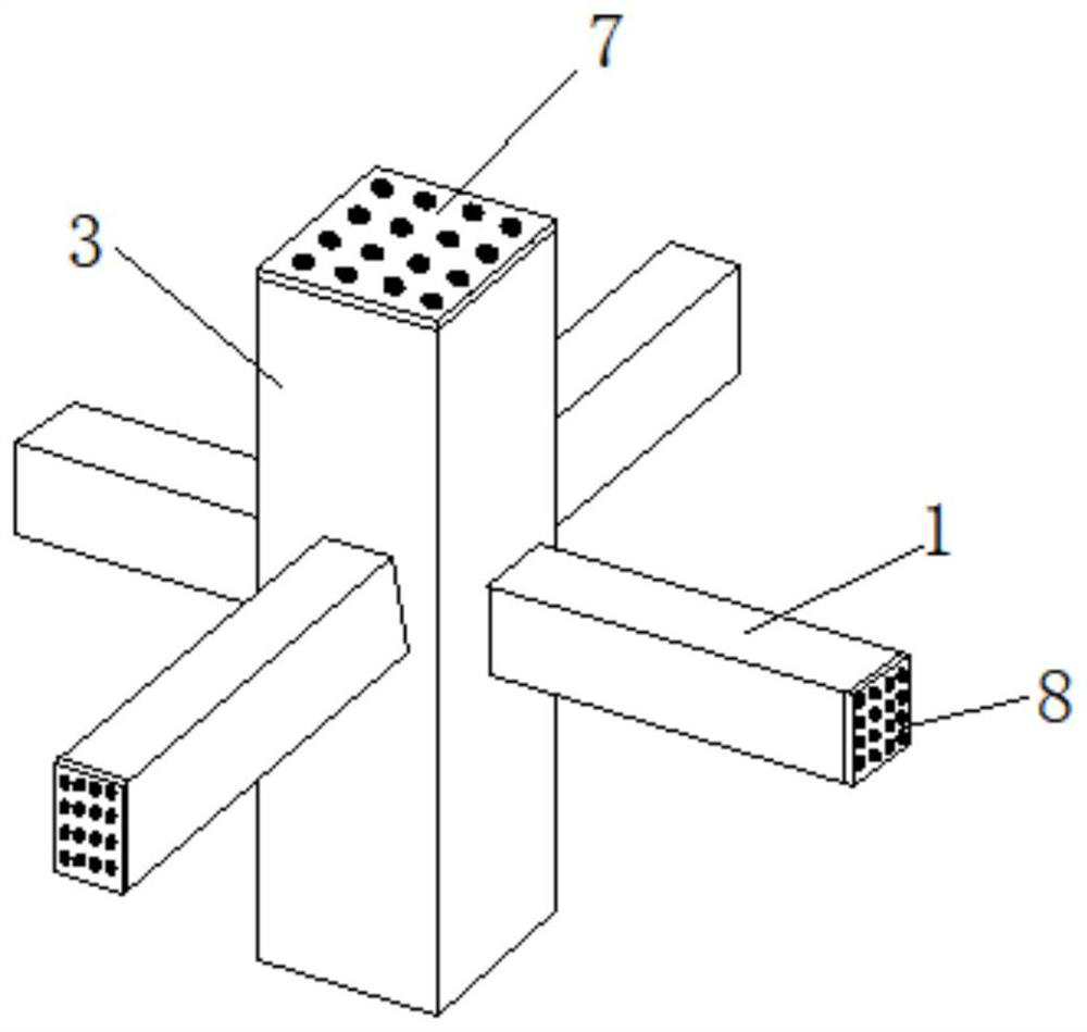 Fiber reinforced concrete frame structure