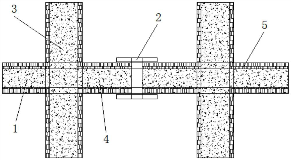 Fiber reinforced concrete frame structure