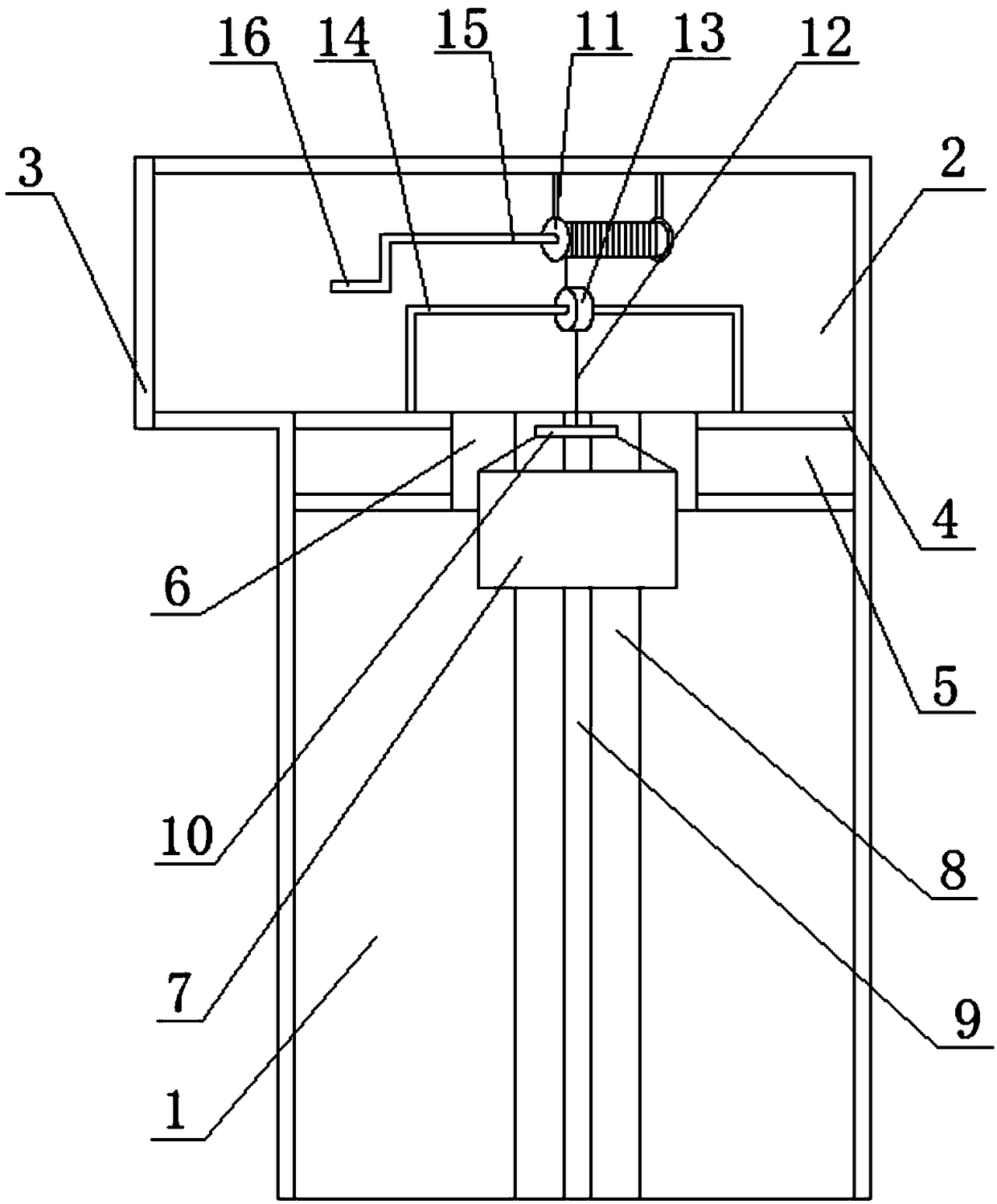 High-rise straight-descending type escape device