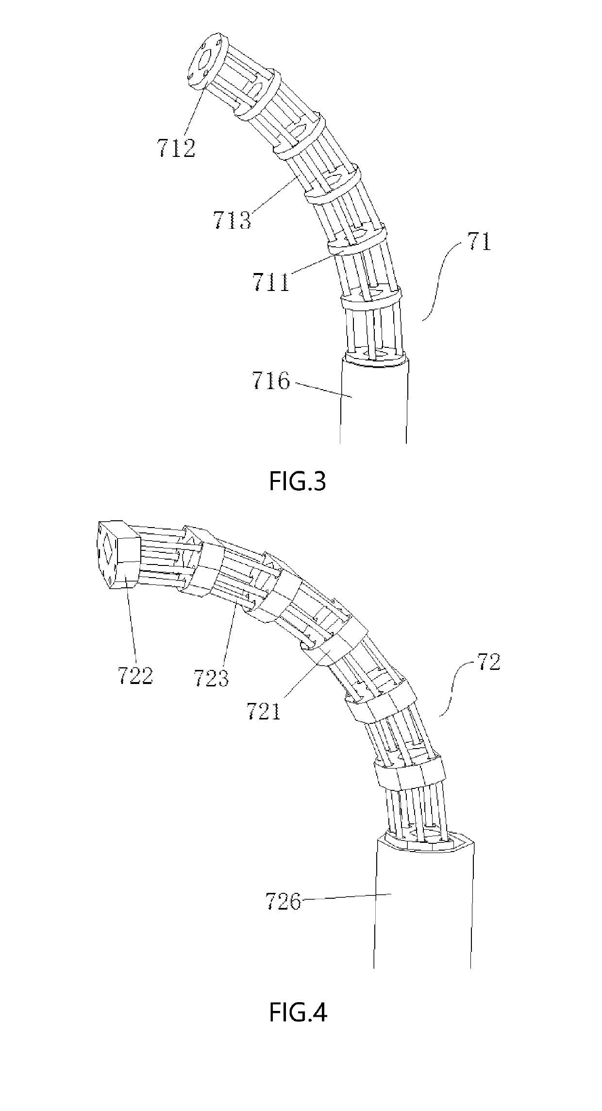 Flexible continuum structure capable of realizing posture feedback