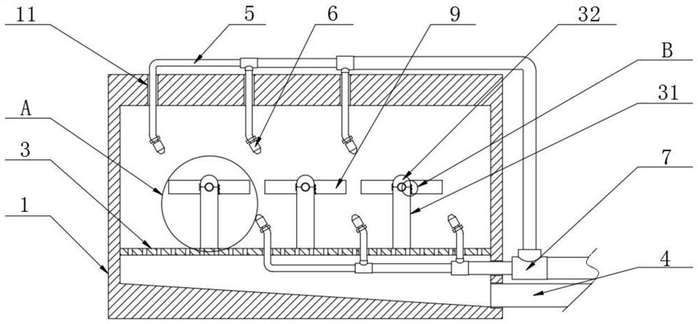 Lead frame cleaning mechanism