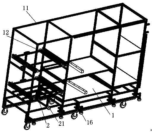 Automatic loading and unloading system for material transfer and loading and unloading method of automatic loading and unloading system