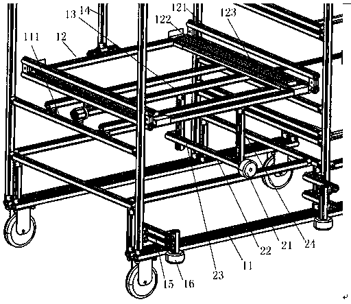 Automatic loading and unloading system for material transfer and loading and unloading method of automatic loading and unloading system