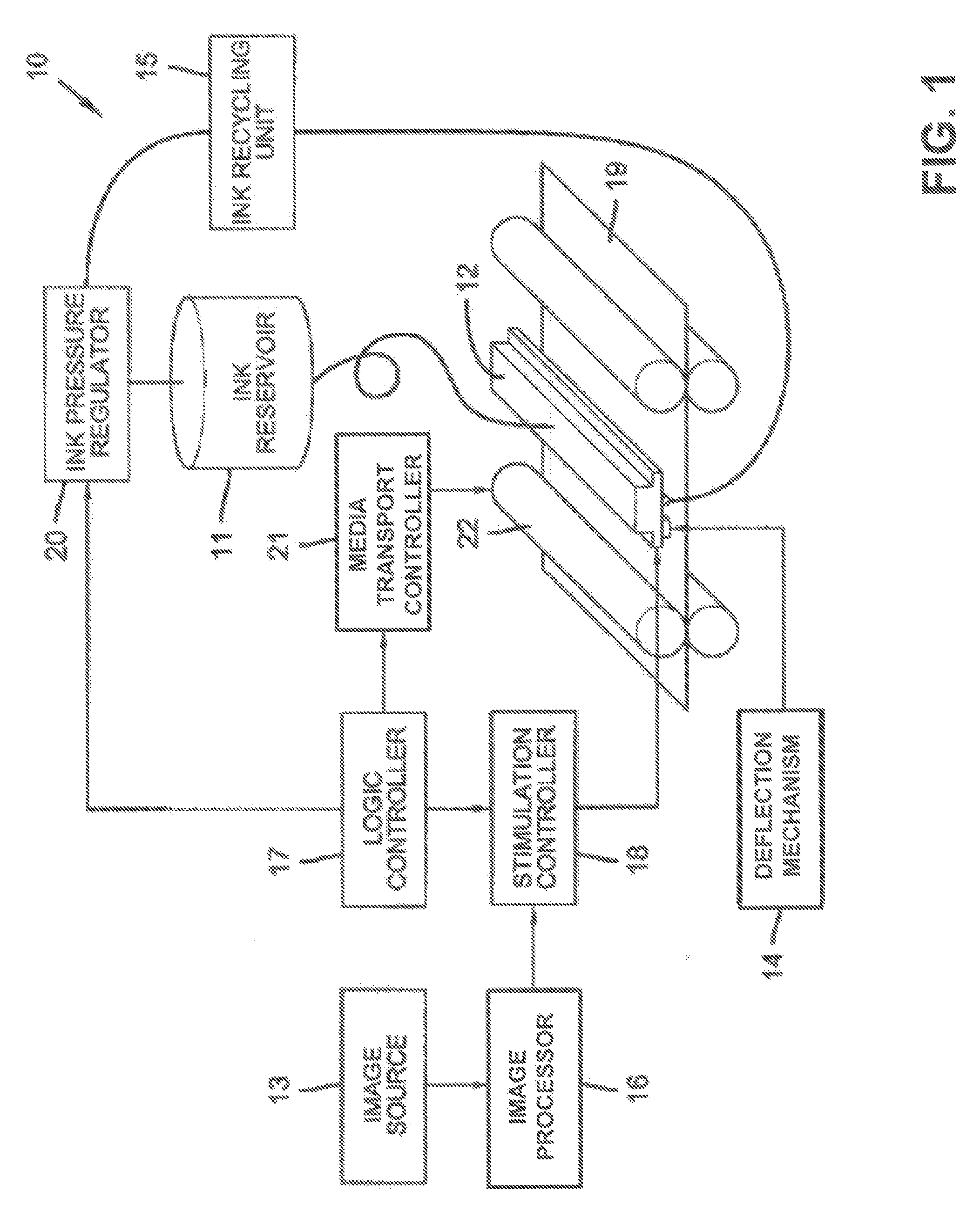 Drop placement error reduction in electrostatic printer