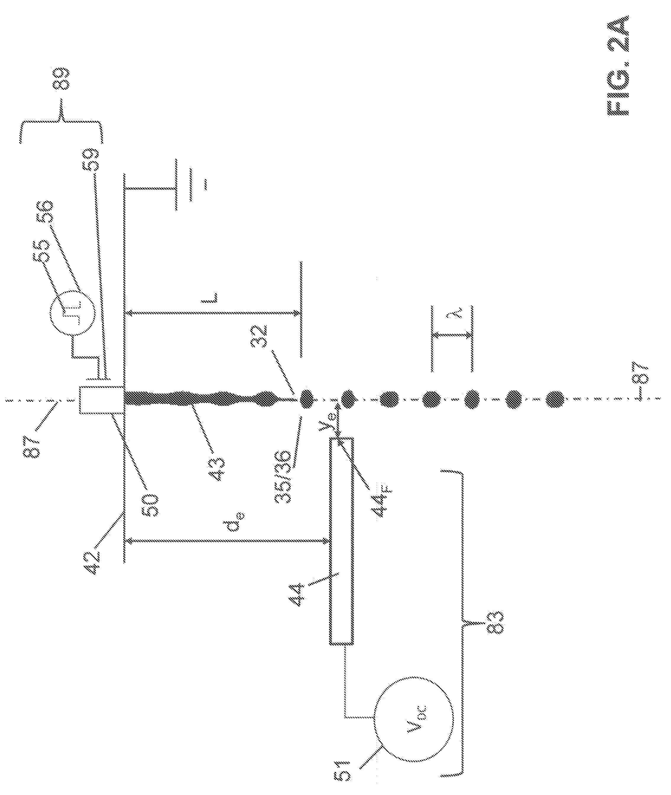 Drop placement error reduction in electrostatic printer