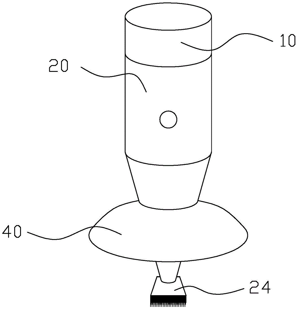 Window groove cleaning device