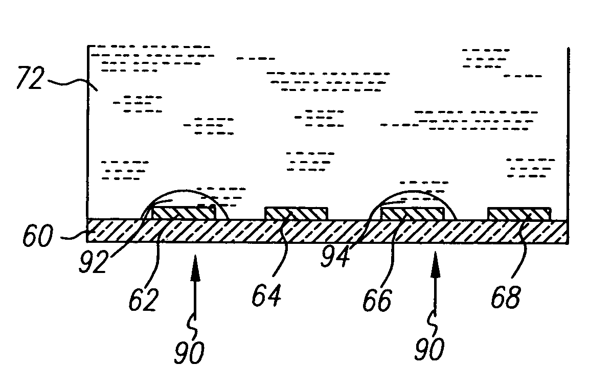 Thermally controlled fluidic self-assembly