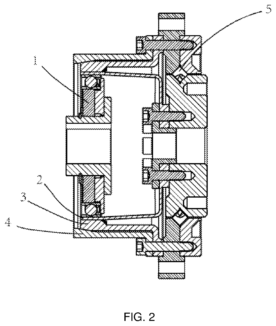 Double-flexspline harmonic reducer with limitable deformation