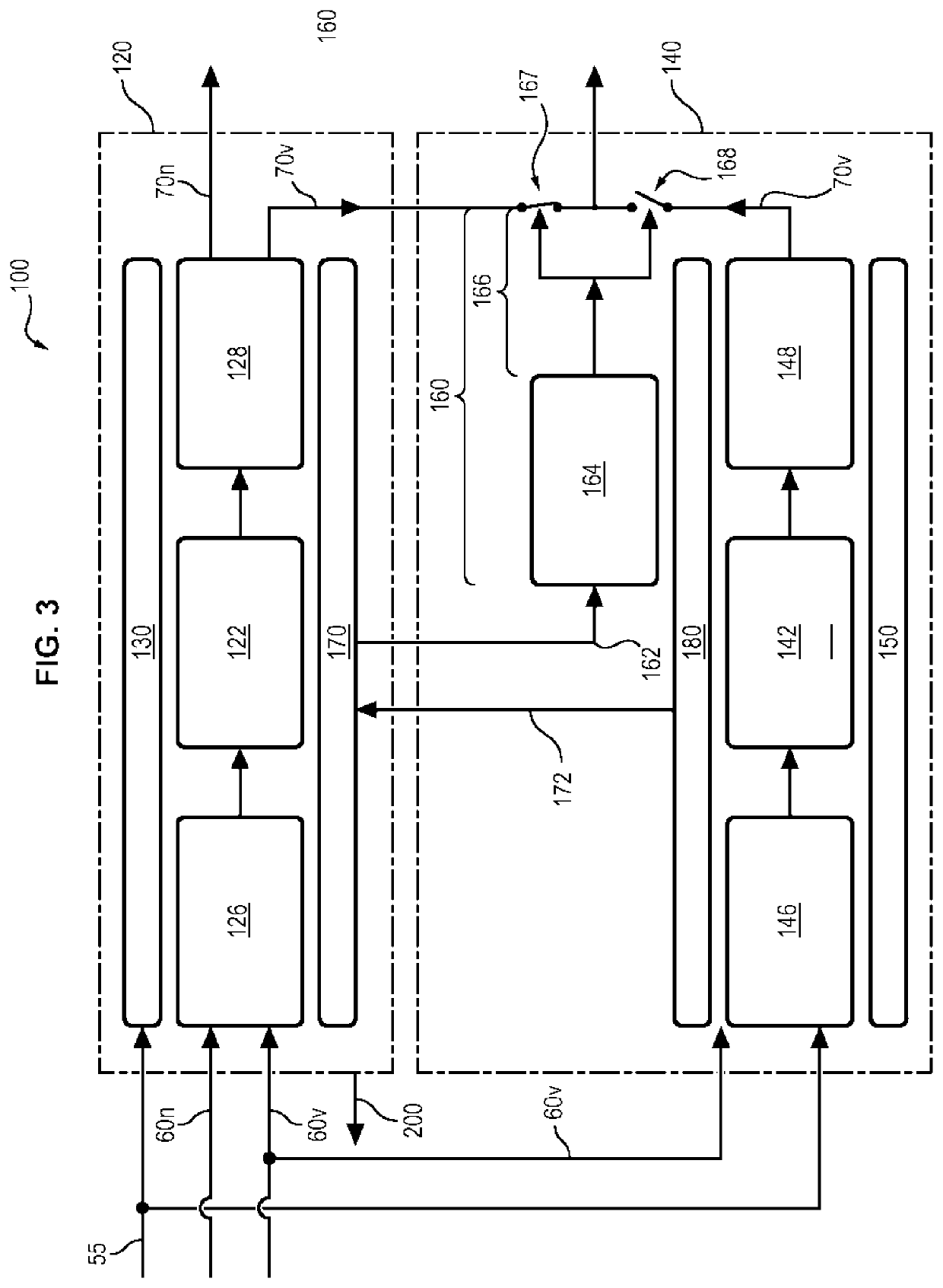 Partially redundant electronic control system