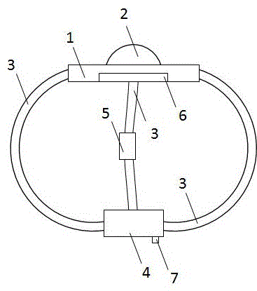 LED head lamp capable of automatically adjusting illumination