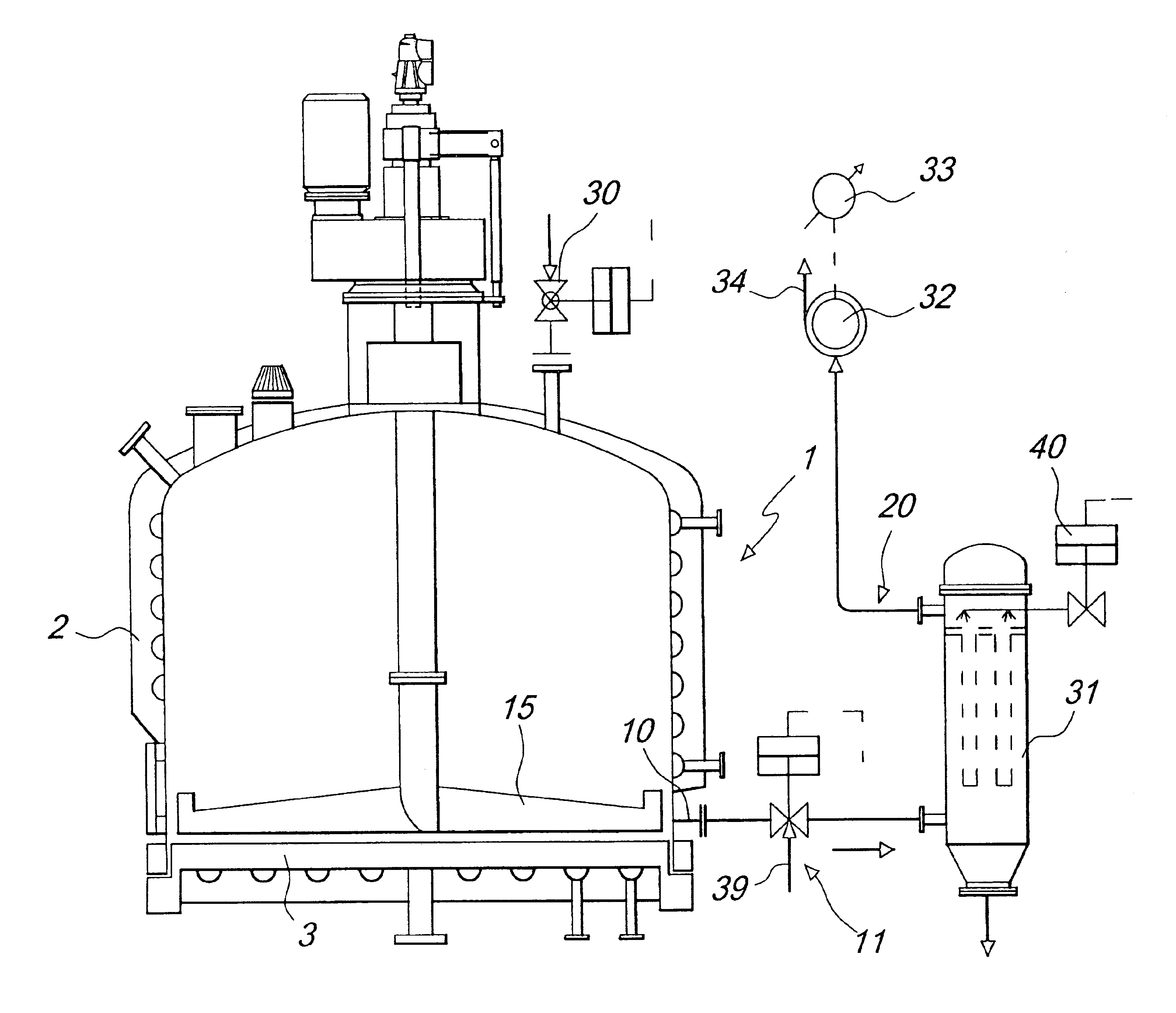 Dried product discharge system