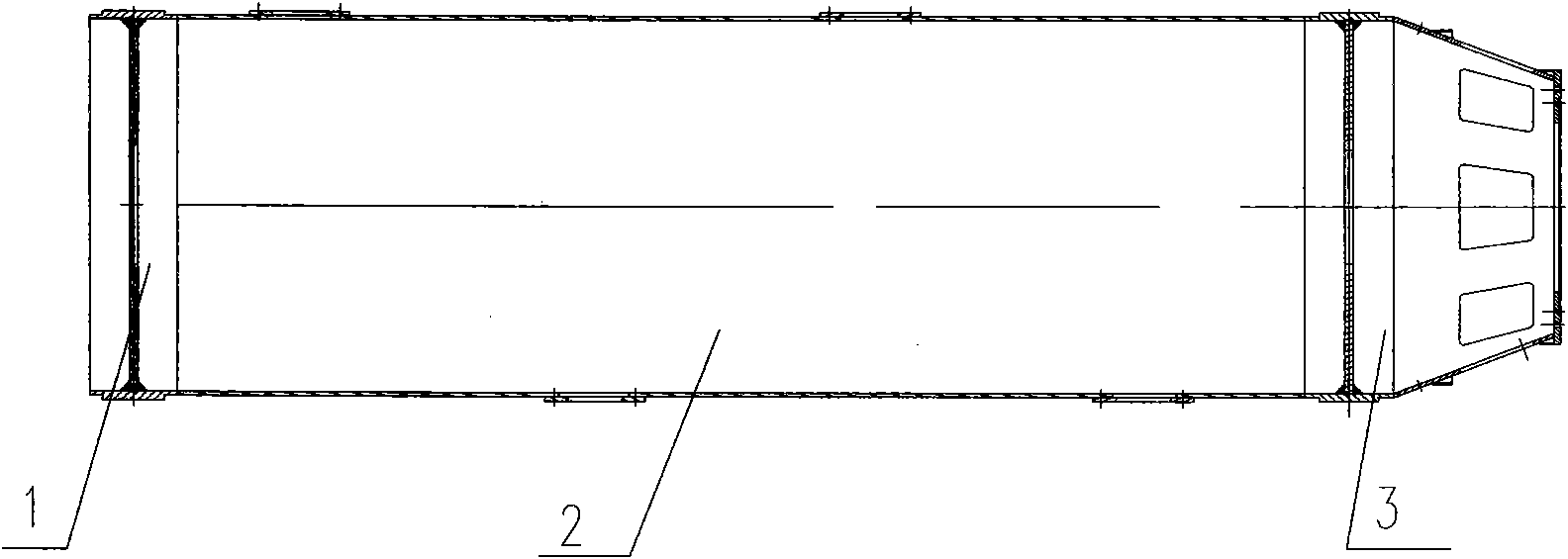 Field repairing method of welding cracks of feeding slip-ring body of large-sized slide mill