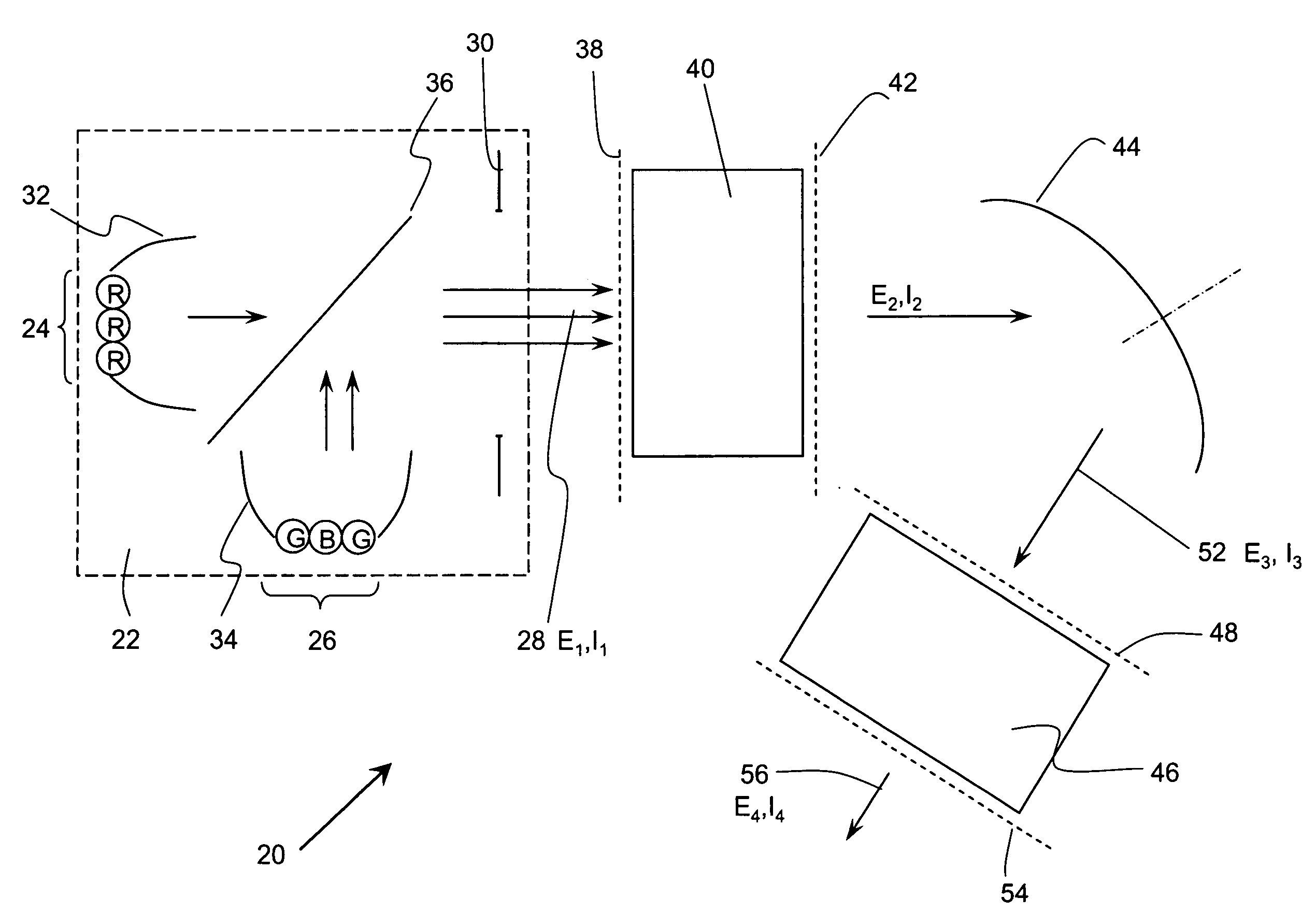 Light-pipe integrator for uniform irradiance and intensity