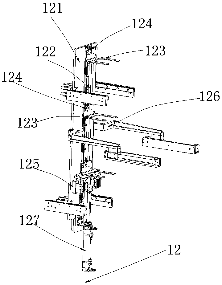 Fully automatic fixture flow storage platform equipment and flow storage method thereof