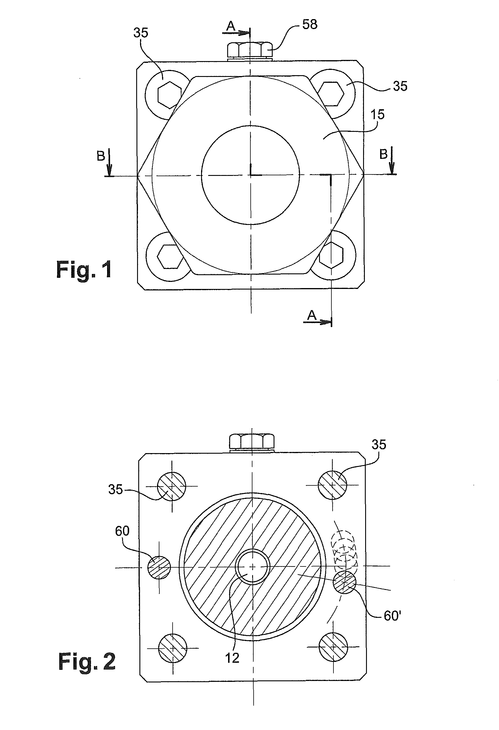 Sealed flange joint for high pressure and high purity gas channels