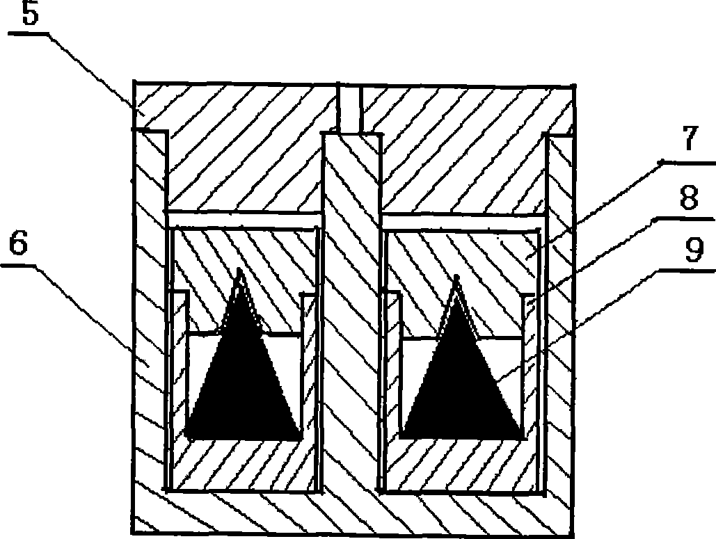 Irradiation supervising apparatus for high-flux research reactor core container