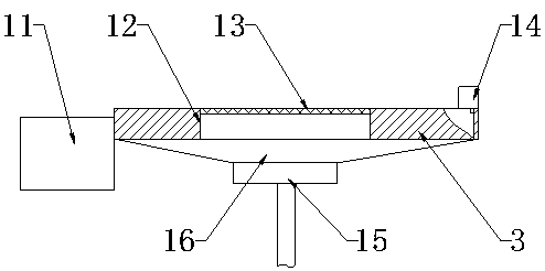 Tool for machining cubic shell