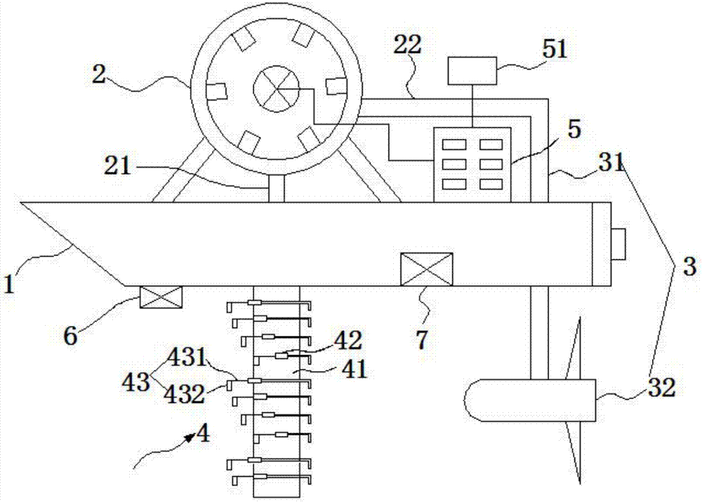 Submerged plant harvesting device