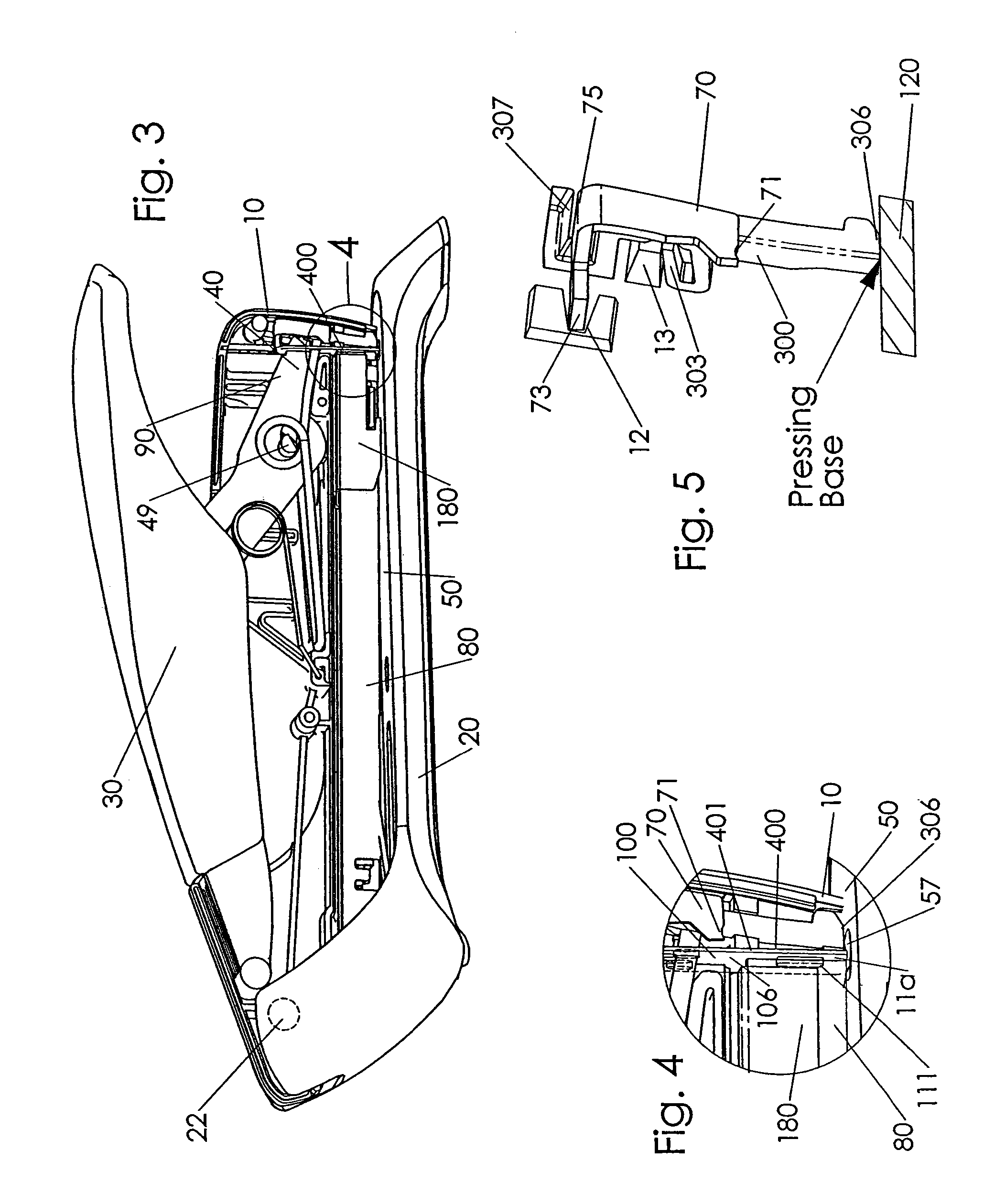 Stapler safety device to limit motion of striker