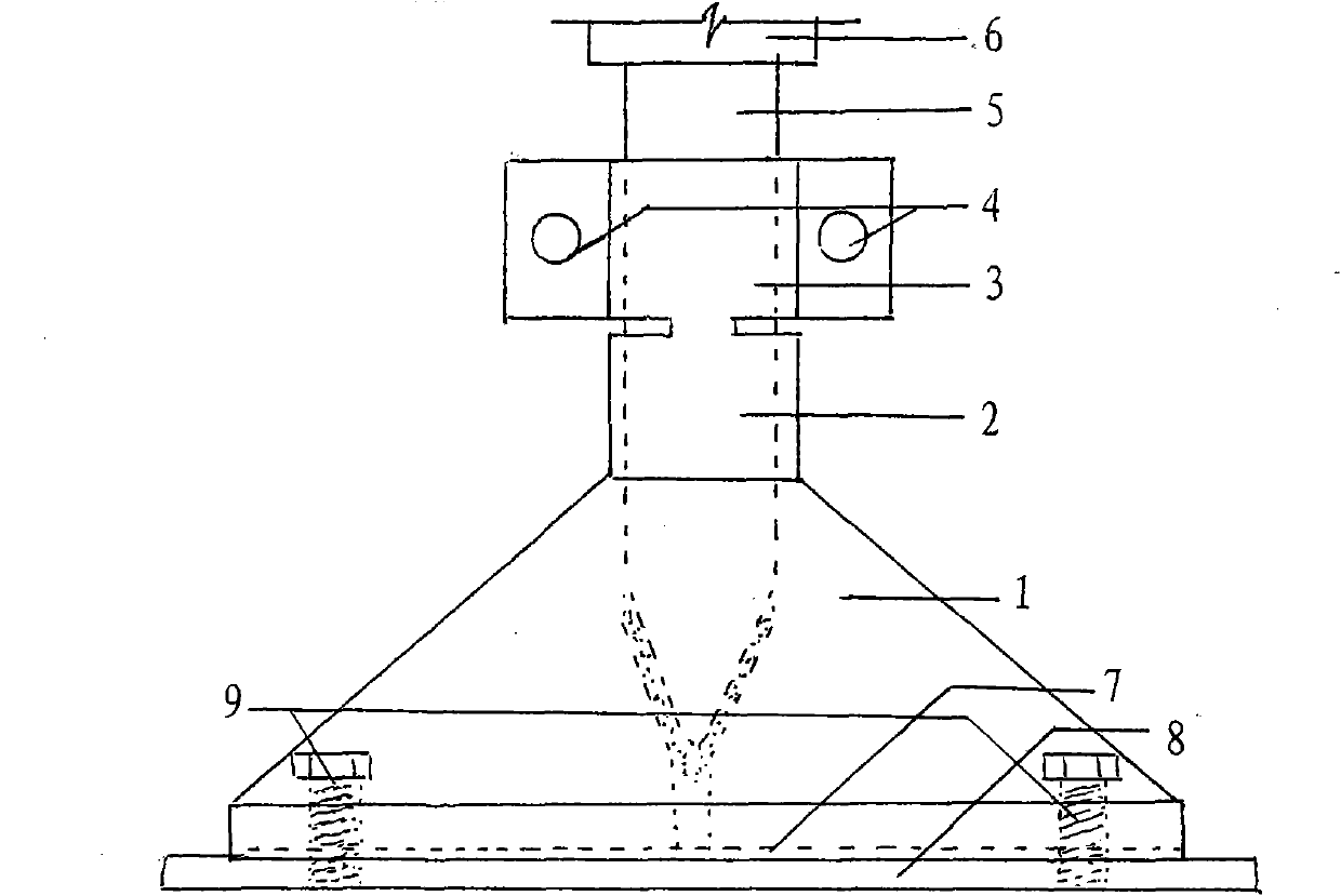 Hammerblow tamper of excavator