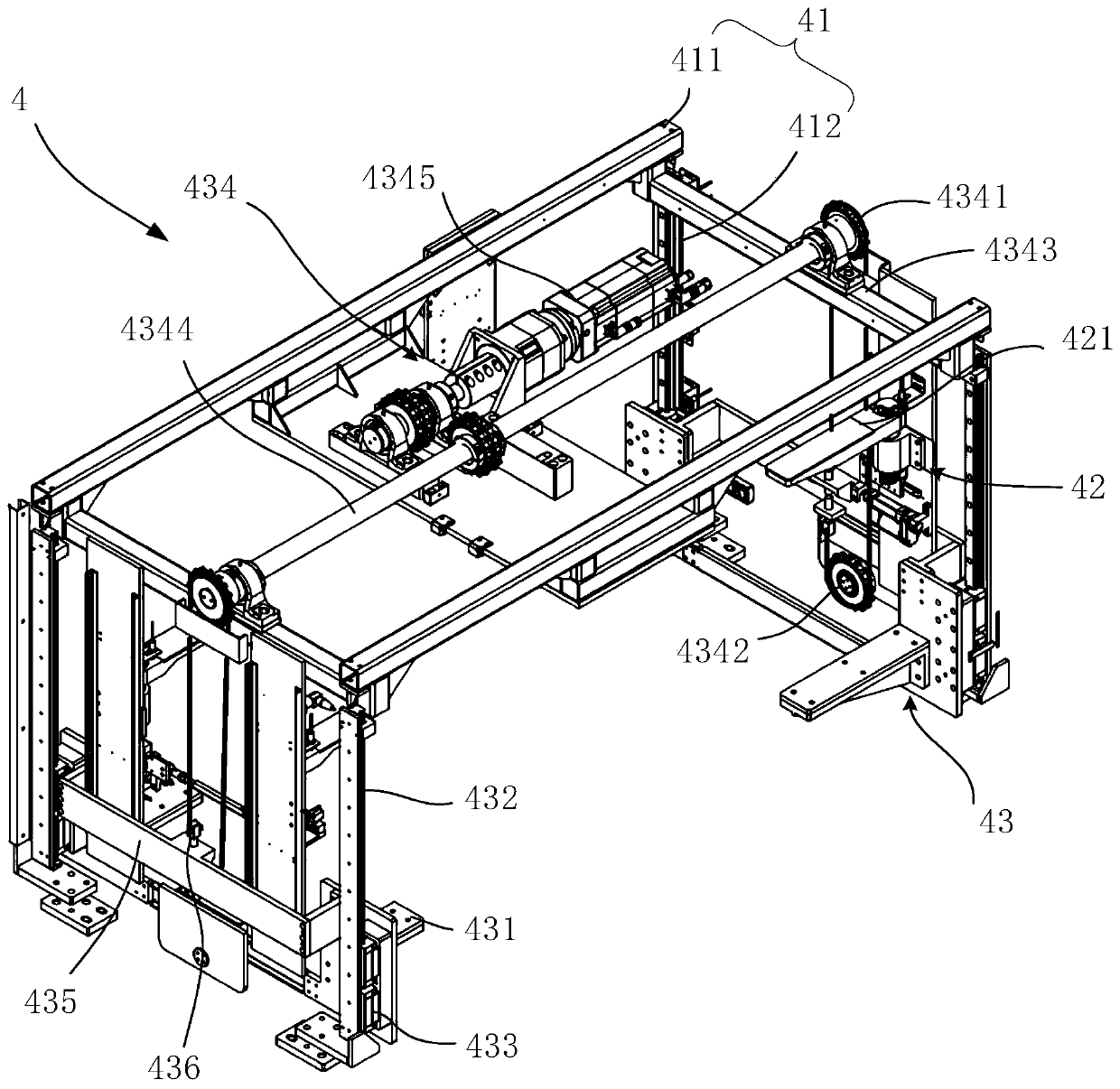 Battery replacement station and battery replacement method